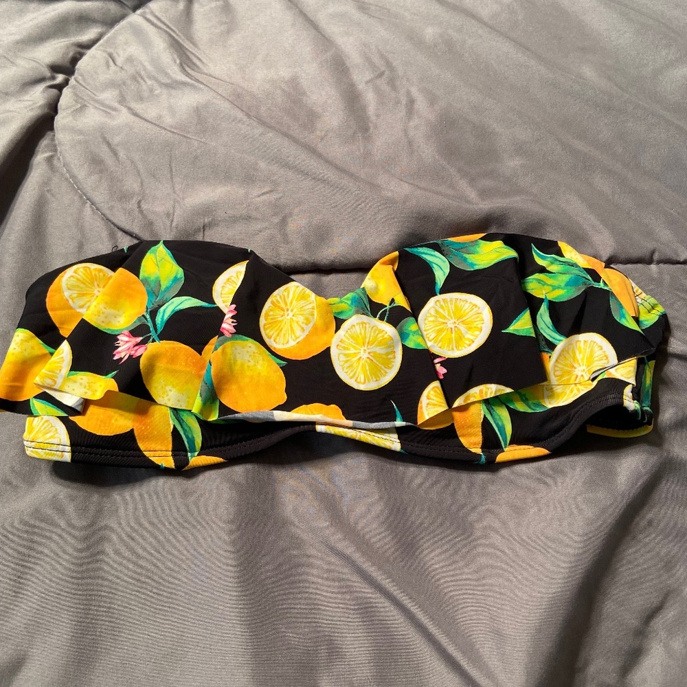 Lemon Swim Bikini Top - No Straps